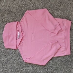 Like New Urban Kids Size Medium (10/12) Good Vibes Pink Polyester Hoodie‎